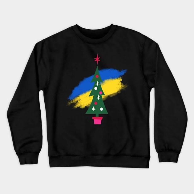 Christmas with Ukraine Crewneck Sweatshirt by Santag